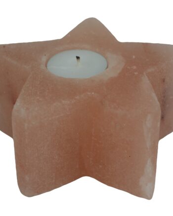 Himalayan Salt Candle Holder (Star)