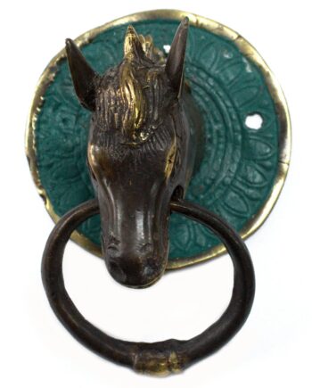 Brass Door Knocker - Horse Head