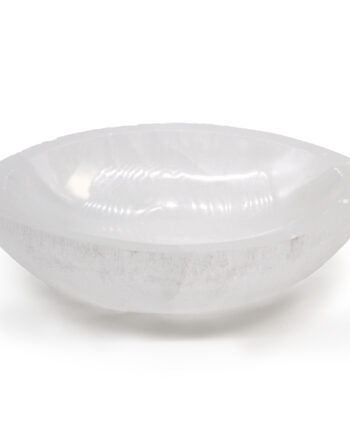 Selenite Ritual Bowl - Eye 15cm