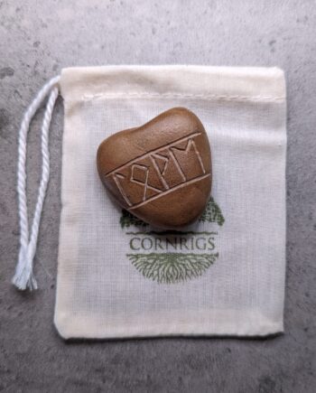 Viking Rune Worry Stone for anxiety worry stone for stress relief for women worry stone for students worry stone for grief wish stone