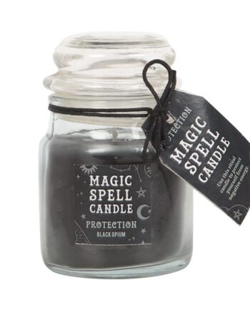 Spell Candle Jar - Opium 'Protection'