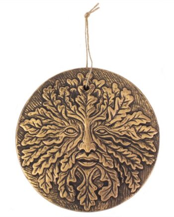Bronze Terracotta Green Man Plaque