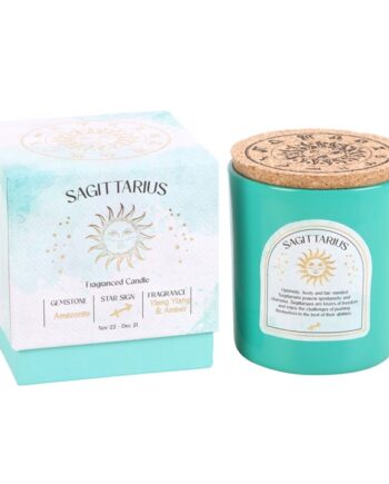 Gemstone Zodiac Candle - Sagittarius Ylang Ylang & Amber