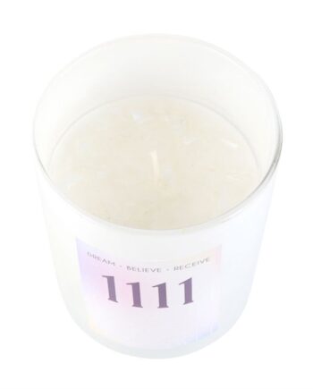 Crystal Chip Candle - 1111 Angel Number