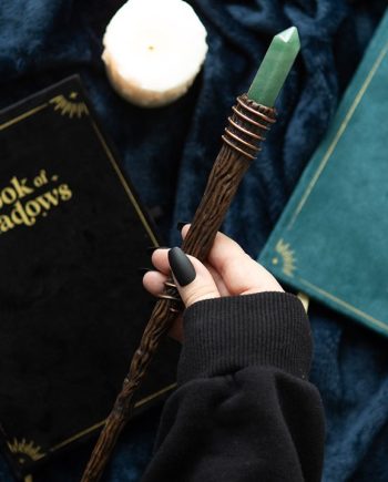 Thin Abundance Green Aventurine Crystal Wand
