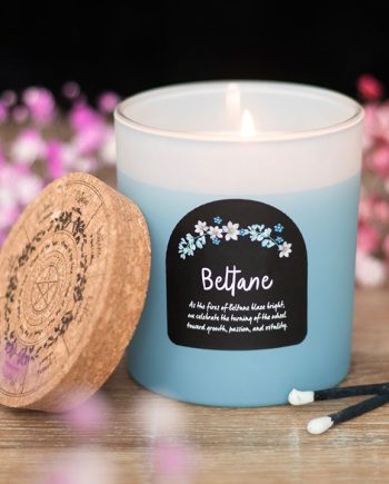 Beltane Orange Blossom Wheel of the Year Candle
