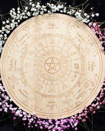 Wheel of the Year Serving Board