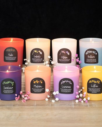 Set of 8 Wheel of the Year Candles