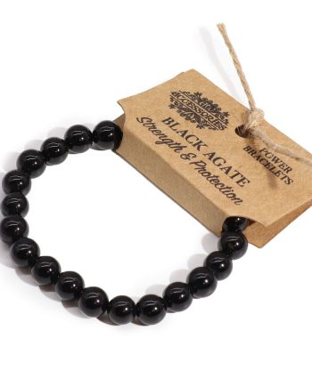 Power Bracelet - Black Agate