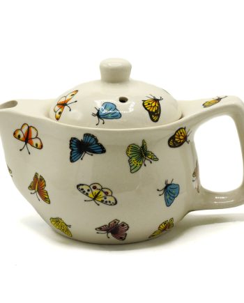 Small Herbal Teapot - Butterflies