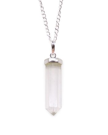 Gemstone Classic Point Pendant - Rock Quartz