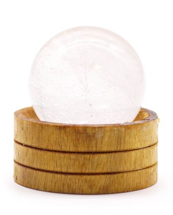 Gemstone Sphere 50mm - Clear Quartz with Stand