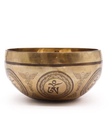 Tibetan Healing Engraved Bowl - 16cm - Bodhi Tree Buddha