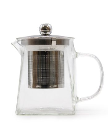 Glass Infuser Teapot - Tower Shape - 350ml