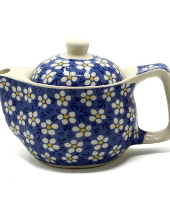 Small Herbal Teapot - Blue Daisey
