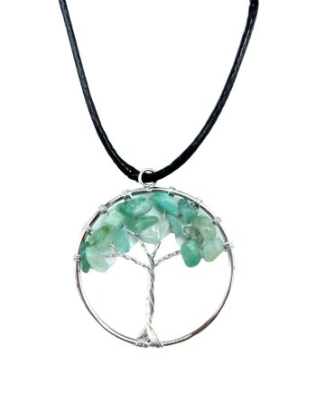 Tree of Life Pendant - Jade