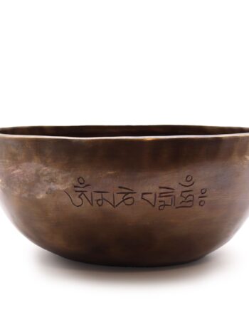 Extra Large Indian Moon Phase Singing Bowl - (approx 1500g) - 22cm