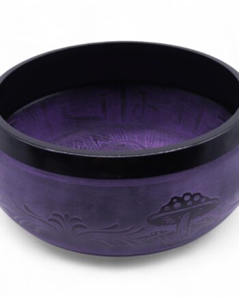 Extra Loud - Mushroom Singing Bowl - Purple Haze (23x10.5cm, 1.3kg)
