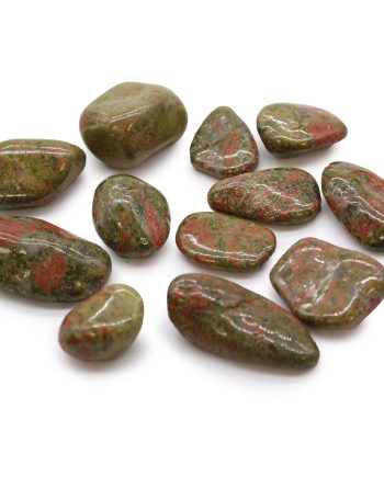 Medium African Tumble Stones - Unakite (12 pack)