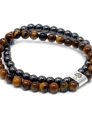 Magnetic Gemstone Bracelet - Tiger Eye