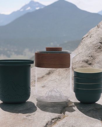 Travel Mountain Teapot Set - Four Friends - Travel Pack