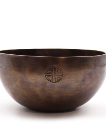 Large Indian Moon Phase Singing Bowl - (approx 850g) - 17cm
