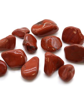 Medium African Tumble Stones - Jasper - Red (12 pack)