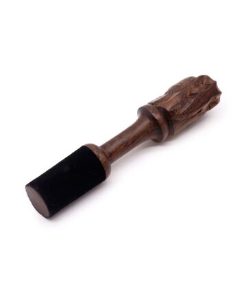 Wooden Stick - 14cm  - Elephant Carving