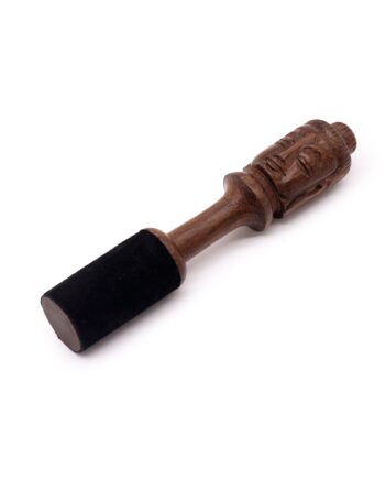 Wooden Stick - 14cm  - Buddha Carving