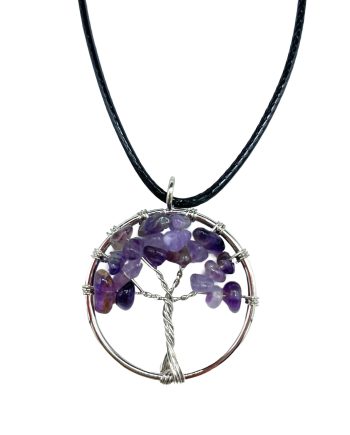 Tree of Life Pendant - Amethyst