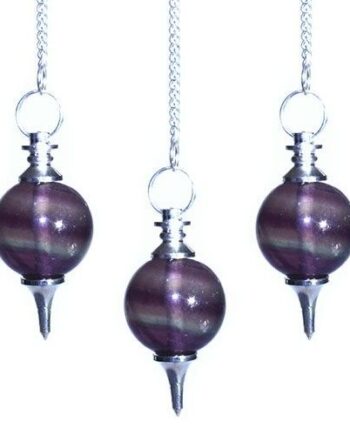 1x Sphere Pendulum - Purple Fluorite