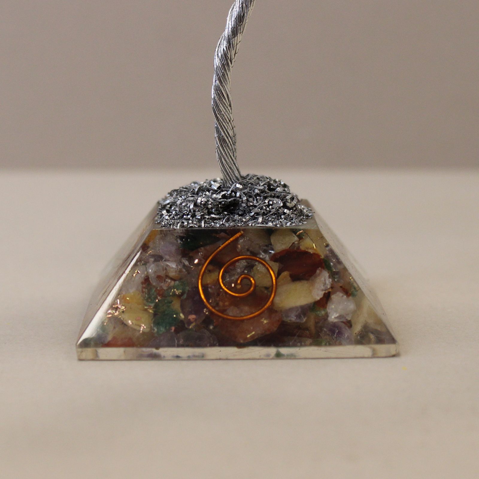 Gemstone Tree of Life with Orgonite Base - 80 Stone - Multi - Image 3
