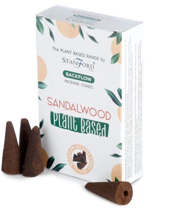 Plant Based Backflow Incense Cones - Sandalwood