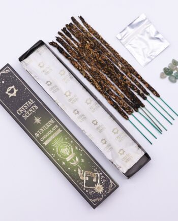 Aventurine Crystal Scents Smudge Incense - Chocolate