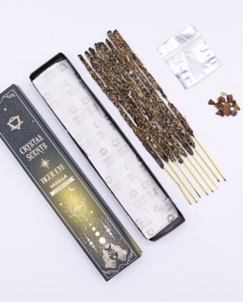 Tiger Eye Crystal Scents Smudge Incense - Vanilla